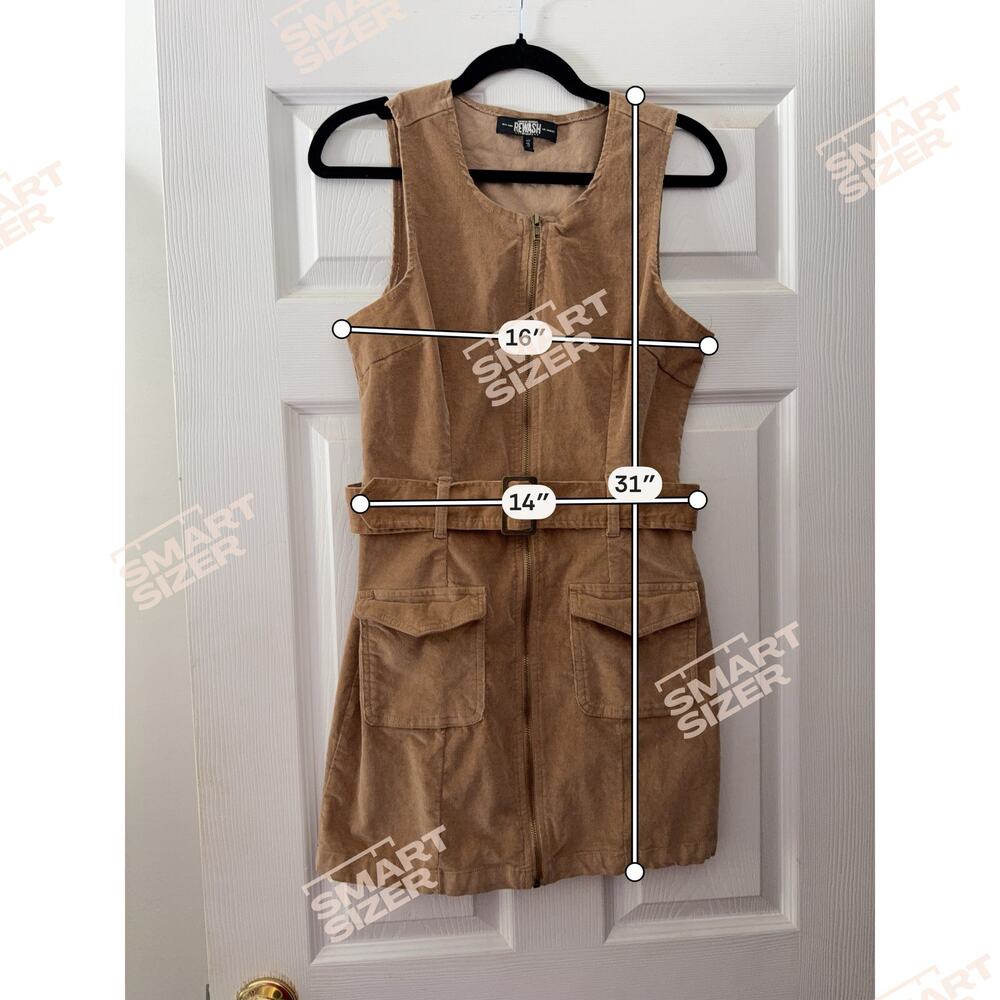 Corduroy Dress By Rewash Size Small - Picture 3 of 7